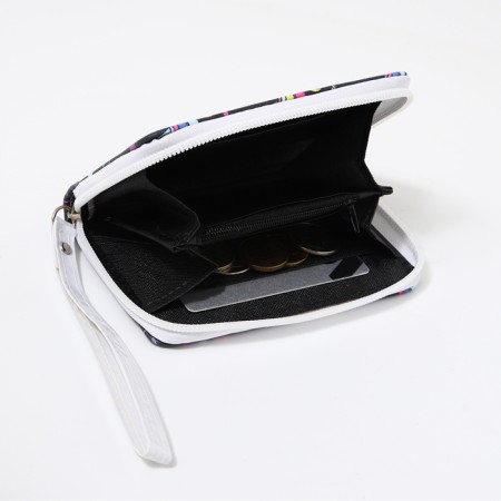 Children's wallet with lightning, black color-4