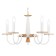 Suspended chandelier ambrella like, Modern, TR9592, 5HE14, white color, light wood