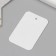 Tag without print 4x6 cm, rounded edges