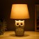 Lamp children's ceramics "Owl" 1x40W E14 gray 20x20x32.5 cm Risalux