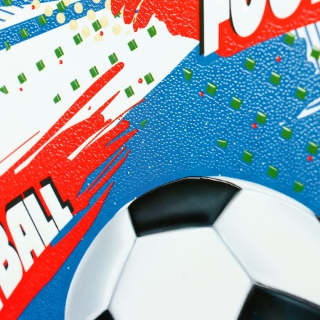 A4, 340 x 245 x 50 mm folder folder, lightning from above, voluminous 3D drawing, "football balls"-2
