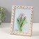 Photo frame plastic 13x18 cm "Golden Binding on White" 1.1x15.8x20.8 cm