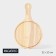 Board for serving "Dubrava", 32 × 20 cm, oak