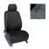 Autorekhli for Volkswagen B6, B7, 2008-, Black, Eco-leather, set