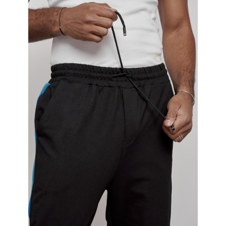 Sports male trousers, size 56, black color-3
