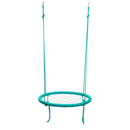 Swing a nest with a pillow of 80 cm, with a braid, a green pillow-2