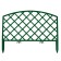 Decorative fence, 35 × 220 cm, 5 sections, plastic, green, Romanika, Greengo