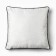 Pillowess Decorative Ethel "Kant", 45x45, white color, velor (100% PE)