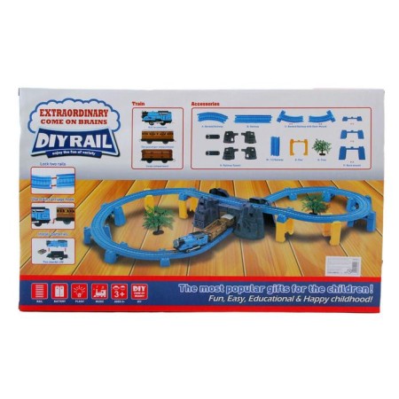 Railway "Small Train", works from batteries, light and sound effects-2