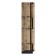 Mirror in the baguette frame, silver bamboo 73 mm, 58x58 cm