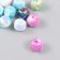 Busina Plastic for creativity "Multi -colored faces. Hologography" mix 1.4x1.4x1.4 cm