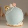 Souvenir Polystone Light "Gingerbread House-House Ball, with snowmen" Sephire 17.5x16x18 cm 103236