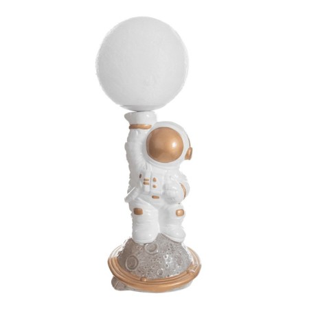 Table lamp "Cosmonaut with moon" 1x40W E14 white/gold 12.5x12.5x33cm-9