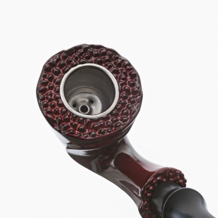 Kommer's smoking pipe "Commander", classic, length 13.5 cm, D holes-1.9 cm-1