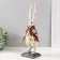 Polystone souvenir with a clock "Hare with an umbrella" 14x12x38.5 cm