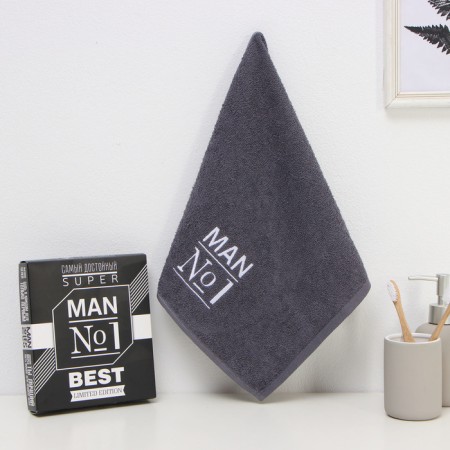 Trick towel MAN №1 35x50 cm, 100% cotton, 350 g/m2