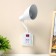 Sconces with sockets "Classic" E27 15W white 10x10x27cm