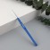 Knitting hook, with a plastic handle, d = 0.75 mm, 13.5 cm, blue color