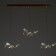 Bayerlux "Butterfly" LED 18W 3000-6000K gold 20x15x4 cm