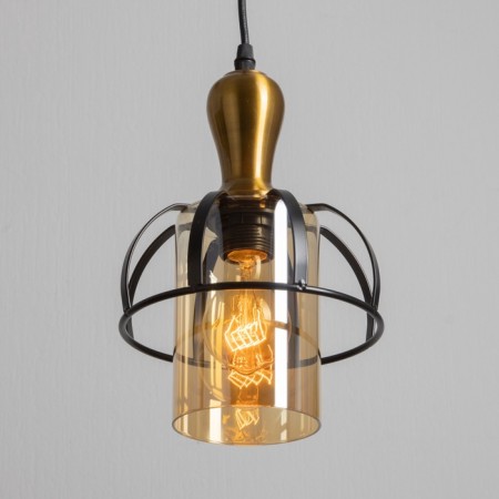 Lamp "Claud" 1x40W E27 bronze/black 19x19x25 (125) cm-2