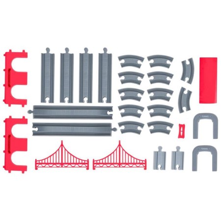 Railway for children "Service Service", 66 items, on batteries-1