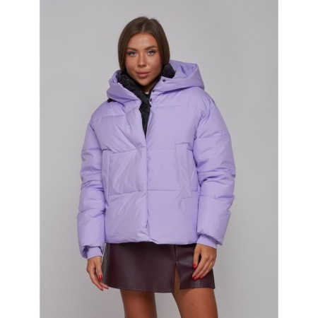 Winter jacket, size 48, purple color-7
