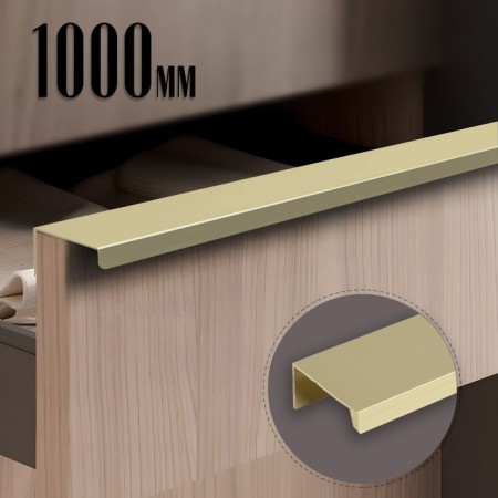 Handle Cappio RT001AU, l = 1000, m/o 960, color satin gold-1