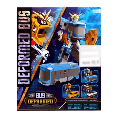 Bus robot, transforms, mix-17