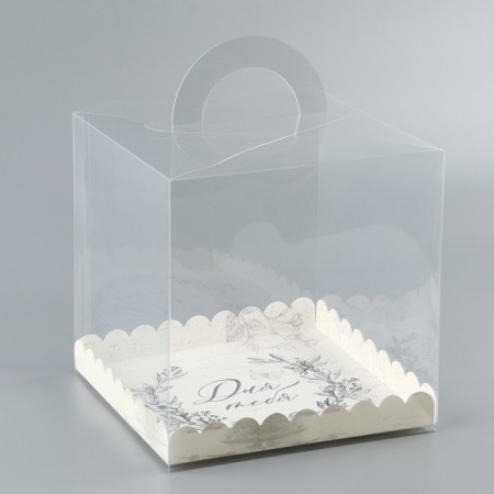 Confectionery box, chest, packaging, “dear person”, 20 x 20 x 20 cm-1