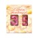 Candle in the cake anniversary "line" (set 2 in 1), number 35 /53, pink metallic, 6.5 cm