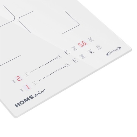 Honing surface Homsair HIC32SBG Inverter, induction, 2 burners, sensor, white-3