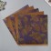 Scrapbooking paper bilateral craft "Cocoa and flowers" density 180 grams set 5 pcs 30.5x32 cm