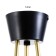Basteoni chandelier 6he14 40W black and gold 70x70x54 cm Bayerlux