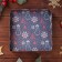 Bearbox, confectionery packaging, "Santa Claus at the Christmas tree", 15 x 15 x 3 cm, new year