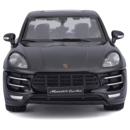BBURAGO Porsche Macan, Die-Cast, 1:24, opening doors, black color-7
