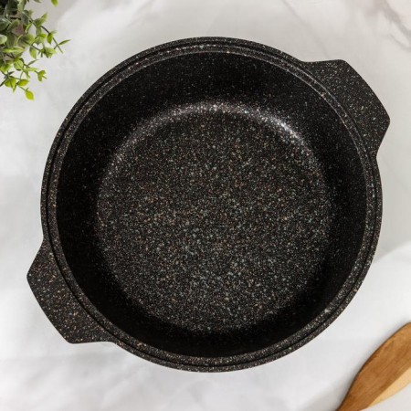 Granit Ultra Original, 3 l, glass cover, anti-stick coating, black color, black-2