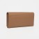 Women's wallet on magnets, beige color