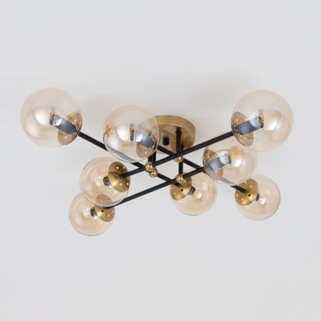 Ceiling chandelier Citilux "Pamela" CL144185, 8x40W, E14, colorful color-3