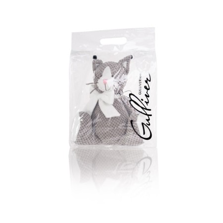 Soft toy Gulliver cat "Murzik" with a bow, 35 cm-2