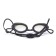 ATEMI N402 swimming glasses, silicone, black/amber