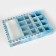 New Year. Box for 16 sweets "New Year's Post", 17.7x17.7x3.8 cm, confectionery packaging