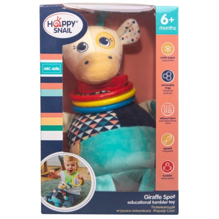 Developing Happy Snail-Real toy, giraffe "SPOT"-1