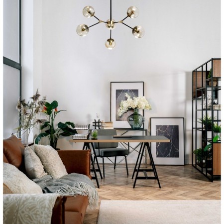 Hamburg chandelier, size 82x60x82 cm, 30w 6xe14 IP 20-4