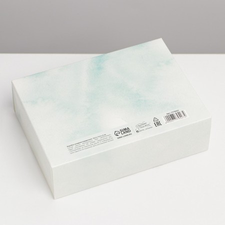 Folding Gift Box "New Year's Wreath", 16.5 x 12.5 x 5 cm, New Year-2