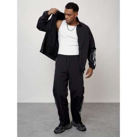 Sports suit men's, size 50, black color-15