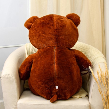 Soft toy "Bear" with a red bow, 90 cm-3