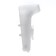 The internal angle for the skirting board is 55mm "decoration", 001 white