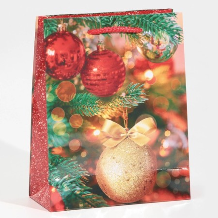 Laminated vertical “New Year balls”, MS 18 x 23 x 8 cm, New Year-2