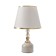 Table lamp "Edict" 1x40W E27 white/gold 27x27x45cm