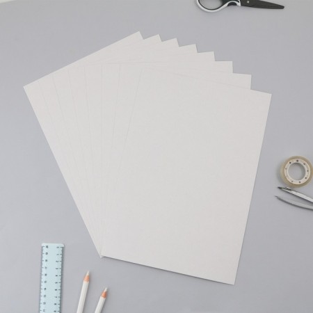 White cardboard A4, 8 sheets unilateral unilateral “September 1: Funny animals” 200 g/m2-3